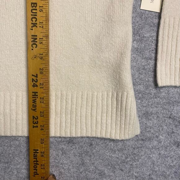 Women's sweater M Turtleneck cottagecore Classic preppy Elegant minomalist NYC - Picture 7 of 9